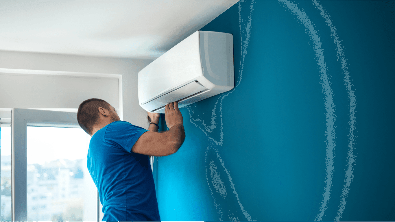 Installation of a split system air conditioner